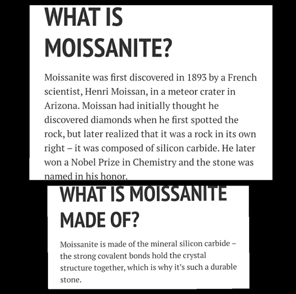 WHAT IS MOISSANITE? LET ME HELP EXPLAIN. - Picture 2 of 9